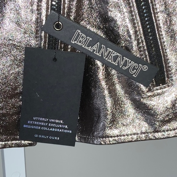 NWT BlankNYC bronze metallic lightweight jacket. XS - Picture 5 of 12